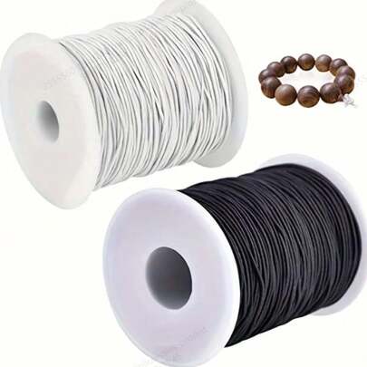 1roll 177.17inch Elastic Rope Thread Beaded Nylon Beaded String Polypropylene Elastic Threads For DIY Beading Jewelry Making Accessories