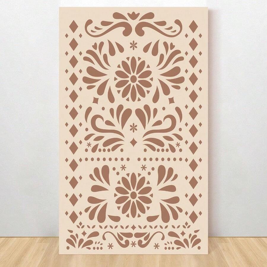 Newwiee 5x7ft Cielito Lindo Vertical Backdrop Cover Photography Background Mexican Arch Cover Talavera Party Decoration For Cielito Lindo Baby Shower Wedding Bridal Shower Light BrownClassic Style - LightBrown - View 1