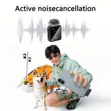 Influencer's Choice! 2.4G Wireless Lapel Mic, Ultra-Compact & Invisible, Auto Noise Cancel, Clear Sound Zero Delay, Perfect For Live, Podcast, Lecture. - 2 mics for TypeC - 查看 7