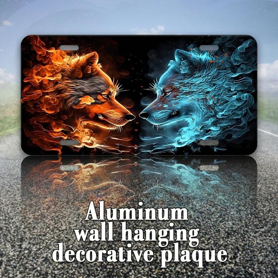 Vintage Style Aluminum Wall Plaque ( 12x6inch ) - Multi-Functional Decoration For Home, Bar, Cafe, And Garage, Metal Wall Art Decoration, Room Decoration, Restaurant Decoration CP - A - View 1