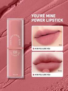 4U2 YOU'RE MINE POWDER LIPSTICK,Moisturizing, High Impact Color, Smooth Texture, Long Matte Finish,3.5g/0.12oz - 08 P.S. I LOVE YOU - 查看 1