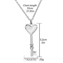 1 件不锈钢猫形骨灰盒项链，纪念项链，可存放骨灰、头发或水晶，以纪念亲人 - 項鍊 - 查看 4