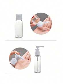 11pcs Travel Bottle Set, Plastic Bottles For Lotion, Toner, Shampoo, Spray Mist