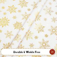 Kitchen Tablecloth - White-gold + 152.4 cm (Round) - View 9