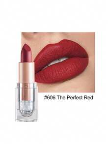 HANDAIYAN Matte Velvet Finish Crystal Square Tube Lipstick, Nude Bean Sand Shade Lip Gloss, Long Lasting Non-Transfer Lip Liner, Cosmetics, Face Paint For Women, Ideal For Y2K Fancy Fashion Looks, Matte Long Lasting Lip Gloss For Daily & Party Makeup - 06 Pompeii - 查看 10