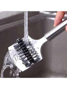 1pc Stainless Steel Pizza & Pastry Cutter - Multifunctional Kitchen Tool, Suitable For Dough, Pasta And Pancakes, Stainless Steel Pastry Wheel, Dumpling Skin Crimper, Cookie & Pastry Perforated Rolling Pin, Kitchen Utensils, Kitchen Gadgets, Kitchen & Dining, Kitchen Tools, Pasta Maker And Cutter, Random Color