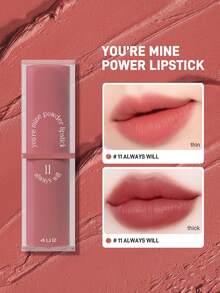 4U2 YOU'RE MINE POWDER LIPSTICK,Moisturizing, High Impact Color, Smooth Texture, Long Matte Finish,3.5g/0.12oz - 11 ALWAYS WILL - 查看 1