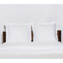 beddingstar Euro Pillow sham 28x28 Set of 2 European Square Pillow Shams Cover 550 Thread Count Euro Pillowcase Cushion Cover Soft Cases Euro Pillow Cover Tailored Poplin White European - Europeo 28x28 - Ver 4