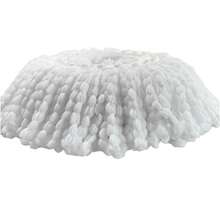 6 Pack Spin Mop Replacement Head For Hurricane 360° Spin Mop Systems, Microfiber Spin Mop Head, Round Shape Standard Universal Size Magic Mop Refill (White) - trắng - Xem 11