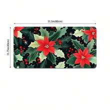 One Piece Of 2D Flat Printed Mouse Pad Featuring A Non-Slip Rubber Base, Ideal For Gamers And Office Use, Sturdy Keyboard Accessory Offered In Various Sizes SBDSTPD0311, Christma Computer Desk Mat, Christmas Mouse Pad For Pc, Christmas Desk/Mat, Strawberry Thief Mouse Mat Long, Purple Mouse, Mousepad, Mouse Mat, Gaming - 70x30公分(27.5x11.8吋) - 查看 8