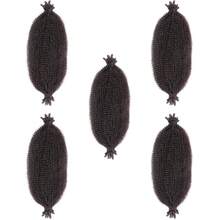 弹性非洲辫发预分扭辫发 Marley 钩针接发 女士 - 黑棕色 - 查看 10