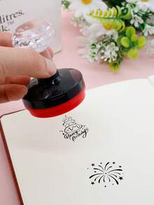 1/2 Con dấu đám cưới logo/thiết kế tròn tùy chỉnh, con dấu ảnh, con dấu kỷ niệm tự đóng mực, con dấu đám cưới cá nhân hóa, con dấu thú cưng tùy chỉnh, con dấu DIY, tùy chỉnh văn bản, logo, con dấu ngày tháng - Phong cách B - Xem 5