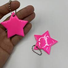高可见度反光星星挂件 - 多用途，可作学生背包挂件、简约可爱配饰、ins风女孩包包装饰、流行小物、宠物挂件 - 彩色 - 查看 13