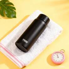 TYESO 1 Piece Mini Pocket Thermal Mug, Stainless Steel, Portable Travel Mug, Back To School, 200ml/7oz Stainless Steel Tea Cup, New Stylish Water Bottle, Mini Portable Car Cup - 所以 - 查看 3
