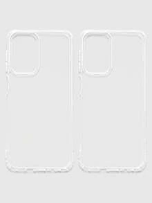 2pcs Clear Phone Case Compatible With Iphone&Galaxy - Clear - View 17