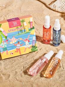 5瓶/套巴西香氛喷雾 - 杏仁、李子，持久留香天然空气清新喷雾，食品级香精，扩香精油，无焰扩香器替代品，香草杏仁海洋香型，便携旅行装，适用于卧室、浴室、汽车、办公室、书桌，送给妻子、女友的礼物 - 多層香型 - 查看 4