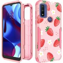 Motor Moto G Pure/G Power 2022 Case/G Play 2023 CaseWomen Girls C Strawrry Style Eavy Duty Military E Tctive Sockof G Pure/G Power 2022/G Play 2023  Pone Cases - 草莓 - 查看 1