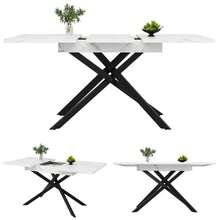 Dining Table & Chair Sets - White+Black2 - View 7