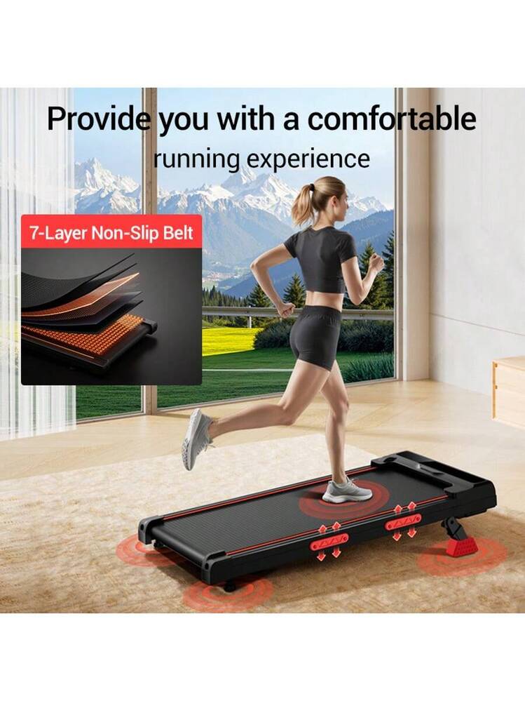 BLACK LORD Tappetino Da Passeggio 2 In 1 - Tapis Roulant Sottoscrivania Portatile Con App E Telecomando, Nero - 2