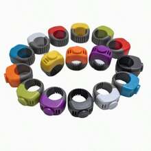 Clicker de entrenamiento para perros, apto para gatos, caballos, pájaros, conejos, etc. - Clicker no eléctrico, herramienta ideal para enseñar comandos y entrenamiento de obediencia en interiores, apto para cachorros y perros adultos, clicker de entrenamiento para perros, clicker de entrenamiento para gatos - Multicolor - Ver 3