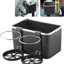 Car Seat Organizer Console Organizer Box Adjustable Cup Holder Car Storage Box Sleek Design