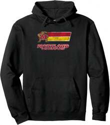 Maryland Terrapins Vintage Flash Pullover Hoodie - Black - View 1