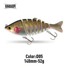 Kingdom Barbecue 钓鱼路亚 多节饵 泳饵 人工海钓路亚 65mm 90mm 120mm 140mm 沉水型摇摆饵 硬饵 - 彩色 - 查看 10