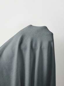 FOR BEAUTY 春秋新款纯色简约圆领长袖针织衫，时尚宽松通勤风套头针织衫，女款 - 花灰 - 查看 9