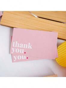 40pcs Glossy Finish Thankful Appreciation Cards, English Language, Perfect For Birthday, Wedding, Small Business And Online Store Packaging Inserts, All Occasions, 3.5 X 2.1 Inches - Multicolor - View 11