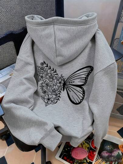 Sudadera con capucha casual y térmica para mujer, con diseño de estampado universitario que irradia vitalidad juvenil. Adecuada para correr, relajarse, reuniones, fiestas y proporcionar calor en las temporadas de otoño/invierno, ideal para actividades como correr y hacer ejercicio. Sudadera con capucha gruesa y oversize para mujer, que se adapta al estilo urbano y al uso al aire libre, adecuada para otoño/invierno.