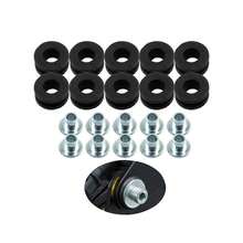 3Set (10pcs/Set) Rubber Grommets Bolt  Suzuki Fairings - Black - View 5
