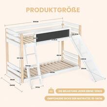 Kids Bed Frames, Headboards & Footboards - White + Wood + Artsy + Cute + Minimalist + Modern - View 2