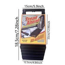 Multi-Functional Portable Rubber Anti-Slip Pad - Suitable For Ice, Mud, Sand And Crushed Stones; Outdoor Tire Swamp And Desert Rescue Board, Equipped With Emergency Towing Pad - Heat-Resistant/Wear-Resistant, Easy To Install, Suitable For Sedans