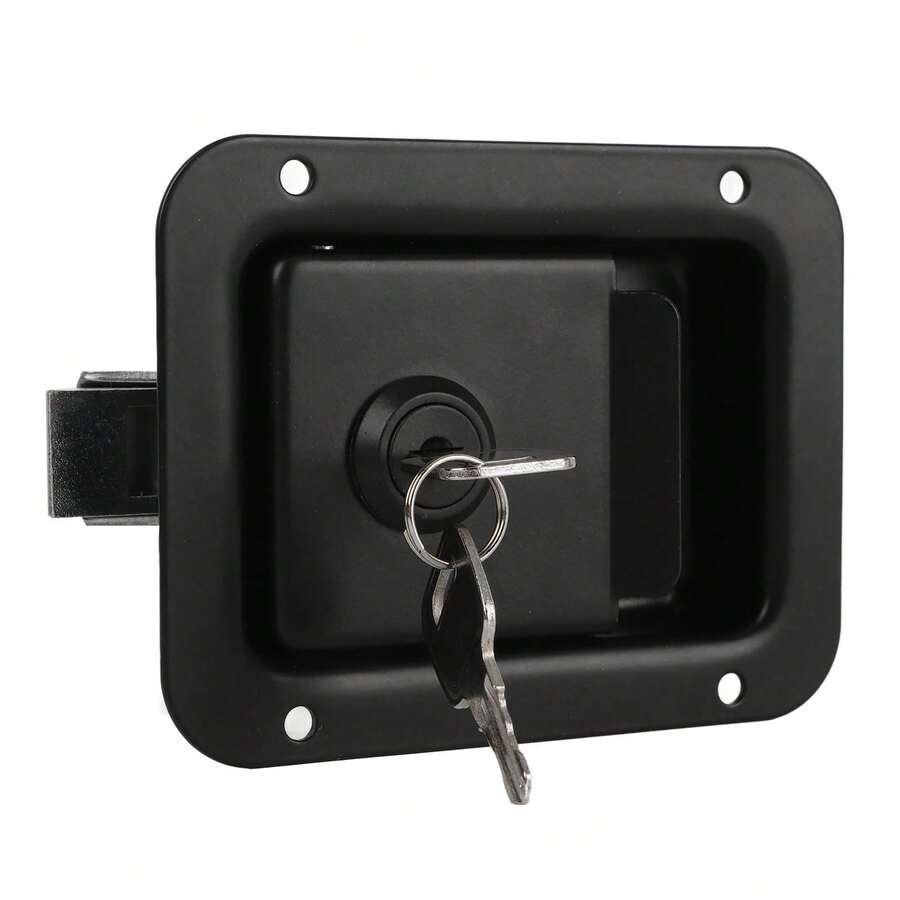 120 X 92 Mm Mortise Cam Lock With 2 Keys, For Toolbox And Electrical Panel In Caravan Or Motorhome, Cabinet Lock 858-2
