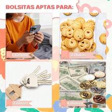 12 Bolsitas Reutilizables con Asa Larga para Compras o Camping Bolsa Cruzada Nios para Pintar Bolsas de Tela Infantiles para Cumpleaos Kit Completo para Hacer Manualidades de Bolsas 18x 13 - Blanco - Ver 6