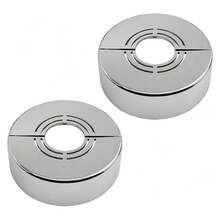 Split Pipe Decorative Cover 20mm Raised Faucet Decorative Cover Wall Split Flange Adjustable Wall Mount Plumbing Cover Fittings Shower Pipe Cover Plate Bathroom Bathroom Accessories Bathroom Tools