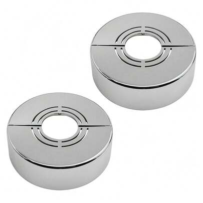 Split Pipe Decorative Cover 20mm Raised Faucet Decorative Cover Wall Split Flange Adjustable Wall Mount Plumbing Cover Fittings Shower Pipe Cover Plate Bathroom Bathroom Accessories Bathroom Tools