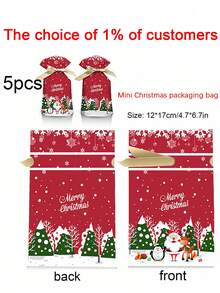 20 piezas Bolsas Navideñas, Bolsas Navideñas grandes, medianas y pequeñas con etiquetas, 10 diseños y 4 tamaños, bolsas de regalo reutilizables con cordón para fiestas navideñas, decoración, envoltorios de regalo de Navidad, cajas de regalo pequeñas, papel de regalo navideño rosa