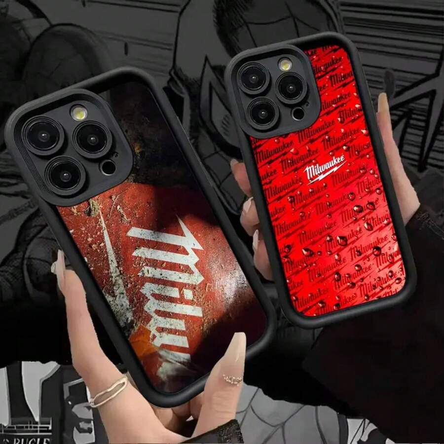 Funda de teléfono M-Milwaukee a la moda para 16 15 13 11 12 14 Pro Max Plus carcasa de silicona - z3 - Ver 1