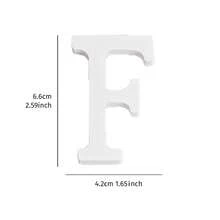 1个多色亚克力装饰字母展示架 - 白色 - 查看 26