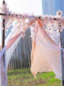 1,8 m Flor de cerezo artificial Enredadera, adecuada para decoraciones de boda, decoraciones de fiesta de cumpleaños, decoraciones del hogar y restaurante, decoraciones de alféizar de dormitorio, decoraciones del Día de San Valentín, decoraciones de Año Nuevo, decoraciones de jardín al aire regalos del Día de San Valentín. También adecuado como decoración de fondo de habitación para Año Nuevo. - flores de cerezo - Ver 5