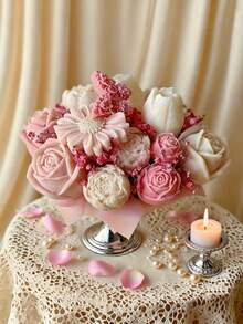 5pcs Floral Silicone Molds - Tulip, Butterfly, Rose, Dandelion And Bud Candle Molds, Suitable For Candle, Soap, Resin, Cement Crafts - Designed For Wedding, Birthday, Mother's Day, Valentine's Day, Easter - Reusable And Easy Demold - Ideal For DIY Crafts, Home Decor, Gift Making, Elegant Floral Patterns Suitable For Fragrance And Handmade Decoration Molds | Floral Design | Silicone Molds