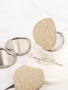 1pc Heart-Shaped PU Leather Double-Sided Makeup Mirror, Compact & Portable, Macaron Colors, High-Definition Dual-Sided Mirror, Handheld Use, Suitable For Pocket, Bag, Wallet, Backpack, Festivals, Parties, Birthdays, Anniversaries, Weddings, Campus, Great Gift For Men & Women,Cheap,Stocking Stuffers,Makeup,Makeup Tools,Cheap Stuff,Gifts,Gifts For Women,Christmas Gifts,Giveaways,Travel,Cheap Stuff,Travel Essential - Multicolor - View 8