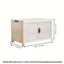 Foldable 27.56 Inch Wide Multi-Layer Plastic Storage Cabinet, Easy To Assemble, Space Saving Home Organizer, Closed And Dustproof - Multi-Functional Storage For Clothes, Snacks, Toys, Suitable For Bedroom, Dormitory And Home Closet, 10 Extra Hangers - White - View 8