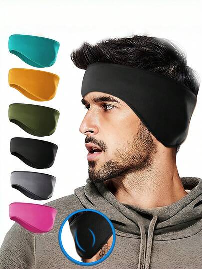 2pcs/1pc Winter Earmuffs, Windproof And Warm Earmuffs, Unisex Ear Warmers, Ear Protection Headband, Suitable For Daily Outings, Travel, Hiking, And Cycling