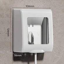 86 Type Self-Adhesive Wall Socket Waterproof Box Electric Plug Cover Bathroom Wall Switch Protection Socket Splash-Proof Box