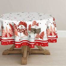 Kitchen Tablecloth - 70" (Round) + Rojo - View 2