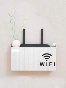 1 Hộp lưu trữ bộ định tuyến WiFi treo tường – Trang trí nhà hiện đại mùa thu, Tổ chức phòng tiết kiệm không gian với quản lý cáp, Kệ treo tường thẩm mỹ cho phòng khách, phòng ngủ và văn phòng – Phụ kiện cải thiện nhà cửa năm 2025 - Nhiều màu - Xem 13