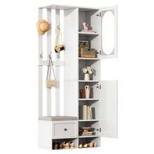 Hall Trees - White - View 7