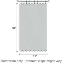 Home Fashions 026865643039 Panel de Cortina Sencillo con lengüeta sólida, para Interiores/Exteriores, , 52" x 84", 1, 1(132.1An x 274.3Al cm (1 Paneles) Gris pardo) - Multicolor - Ver 10